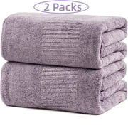 Towels Bath Washcloths for Hotel Spa Bathroom Sports Towels Yoga Towel Purple 63 in? Adult SEISSO
