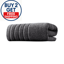 Towels for Bathroom, Large Bath Towels (30" x 60"), Ultra-Soft & Quick-Dry Towel, 100% Cotton, Highly Absorbent Towel Set for Home, Spa, & Gym, Premium Towels for Daily Use, Gray