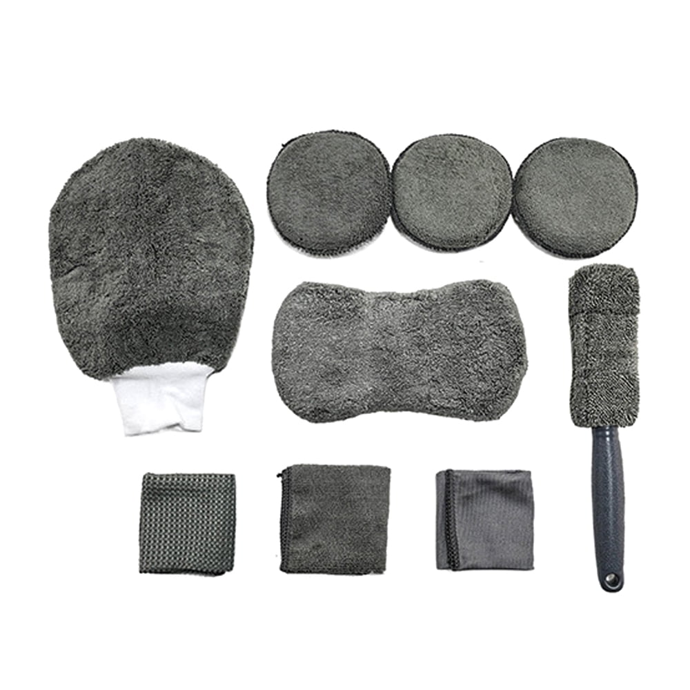 Towels,Car Kit 9pcs Car Brushes Car 9pcs Towel Kit And Applicator Pad Towel Kit With Towels Brushes And Set 9pcs Towel Kit Includes 9pcs Kit With And Includes 9pcs Towels 9pcs Towels Brushes