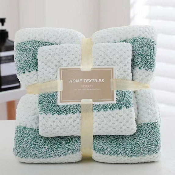 JMYHOAM Towels Clearance! Bath Towel Bathroom Set Deluxe Bath Towel Ultra Soft Cotton Towel Set High Absorbent Towel Includes 1 Bath Towel 28.5X51 Inches and 1 Towel 13.5X29.5 In
