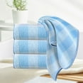 thumbnail image 1 of Towels For Bathroom Large Checkered Corals Fleece Quickly Drying Towel And Highly Absorbent Soft Warm And Comfortable Washcloths, 1 of 6