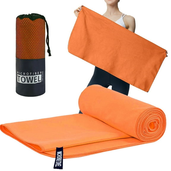 Towels For Neck And Face Sweat Workout Towels Camp Towel Ice Towel Soft Breathable Chilly Towel For Yoga Sport Gym Camping Polyester Towel,Orange,Abs