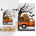 thumbnail image 1 of Towels,Halloween Kitchen Towel 60x40cm | Holiday Decorative Dish Towel | Absorbent Rags | Festive Kitchen And Dining Table Towel | Cute Pumpkin Design Home Towel, 1 of 9