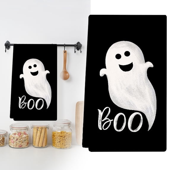 Towels,Halloween Kitchen Towel 60x40cm | Holiday Decorative Dish Towel | Absorbent Rags | Festive Kitchen And Dining Table Towel | Cute Pumpkin Design Home Towel