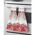 thumbnail image 1 of Towels Microfiber Absorbent Soft Dry Quick Cloth Hanging Bathroom Kitchen Towels Hand Flowers Bunny Egg Easter, 1 of 6