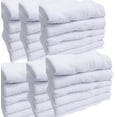 thumbnail image 1 of Towels N More 20x40 Gym Towel Set, Lightweight Quick Drying Bath Towel - White, 60 Pcs, 1 of 8