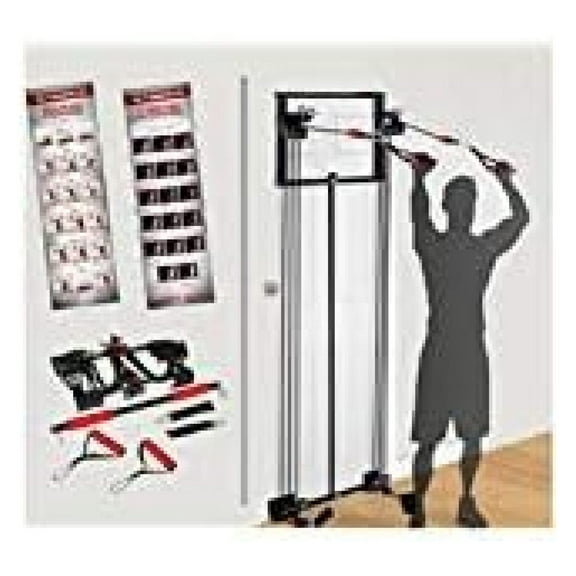 Tower 200 Body Full Gym Fitness + Workout + Straight Bar New.