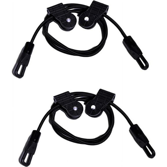 Tower 200 Door Gym Accessories: 35lb Black Cords, Resistance Bands