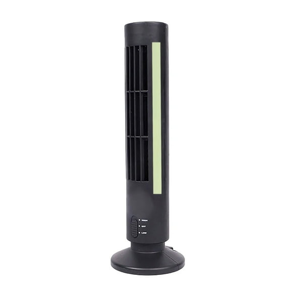 Tower 90 Degrees Oscillating Fan With Remote Control, 3 Speeds Quiet Fan, Small Bladeless Stand Fan For Bedroom Tabletop Office Indoor, 13x4.1 Inch