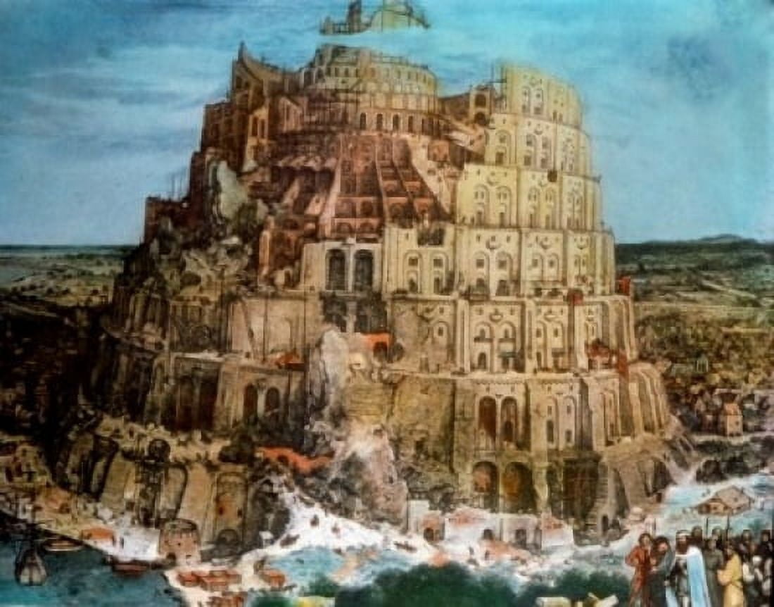 Tower Of Babel by Pieter Bruegel the Elder oil on wood panel circa 1563 1525-1569 Austria Vienna Kunsthistorisches Museum Canvas Art - Pieter Bruegel (24 x 36)