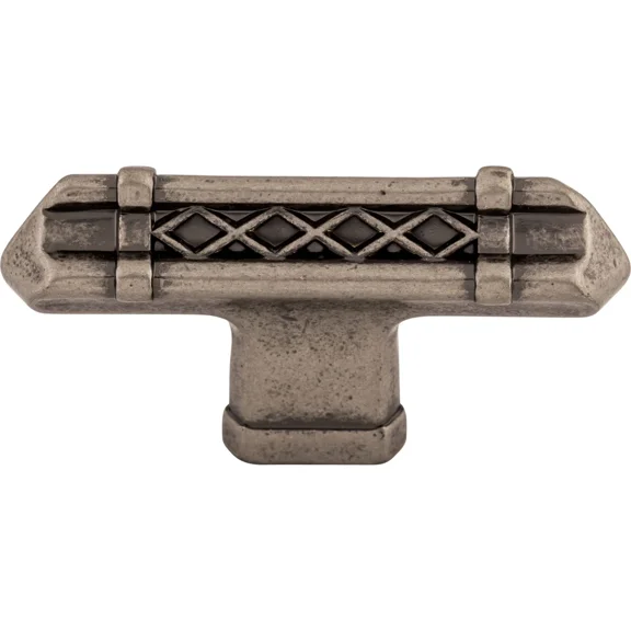 Tower Bridge 2 5/8" Length Bar Knob Pewter Antique