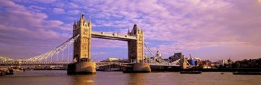 Tower Bridge London England Canvas Art - Panoramic Images (18 x 6)