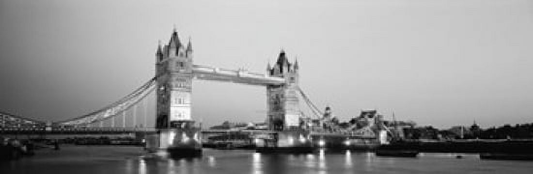 Tower Bridge London England Canvas Art - Panoramic Images (36 x 12)