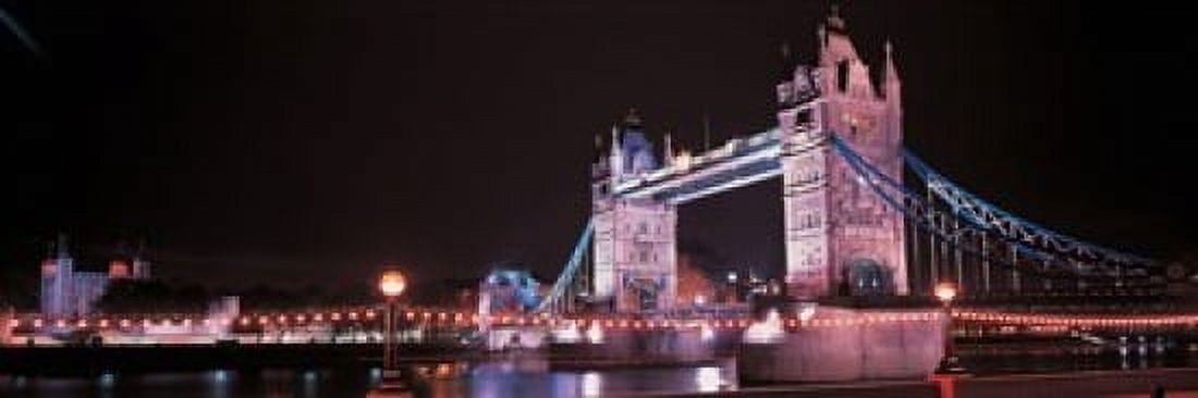Tower Bridge London England Canvas Art - Panoramic Images (36 x 12)