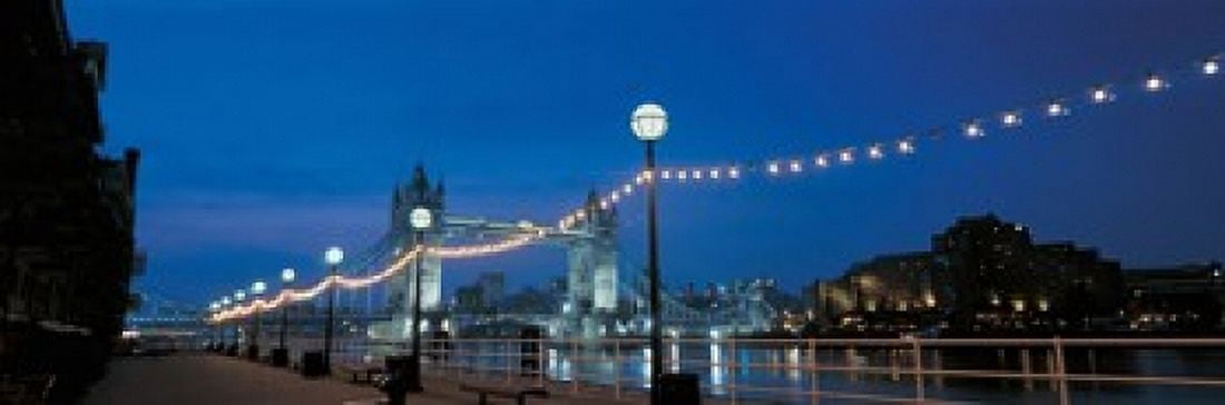 Tower Bridge London England Canvas Art - Panoramic Images (36 x 12)