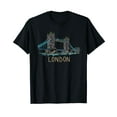thumbnail image 1 of Tower Bridge London Unique Hand Drawn Art T-Shirt, 1 of 5