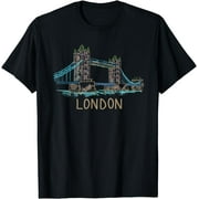 Tower Bridge London Unique Hand Drawn Art T-Shirt