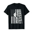 thumbnail image 1 of Tower Climber American Flag Cell Tower Towers Worker T-Shirt, 1 of 5