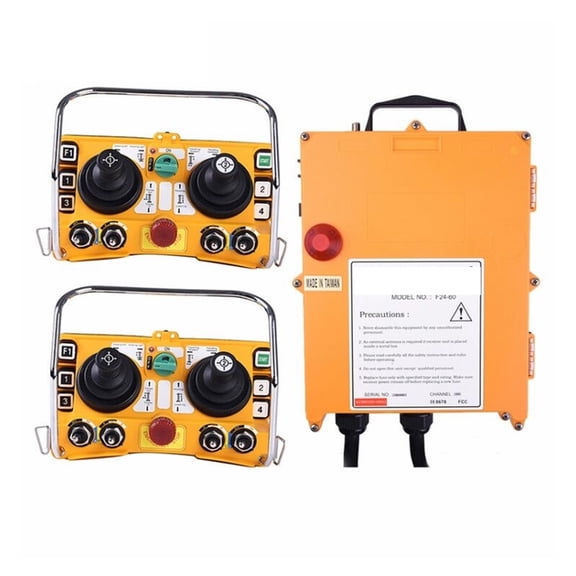 Tower Crane Remote Control Industrial Wireless Joystick Dual Rocker Radio Overhead Bridge Crane controller ,Quick Response