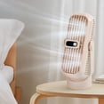 thumbnail image 1 of Tower Desktop Fan 360 Degree Rotation USB Rechargeable Portable Mini Fan Compact Design for Home Office by PALIFEUR, 1 of 10