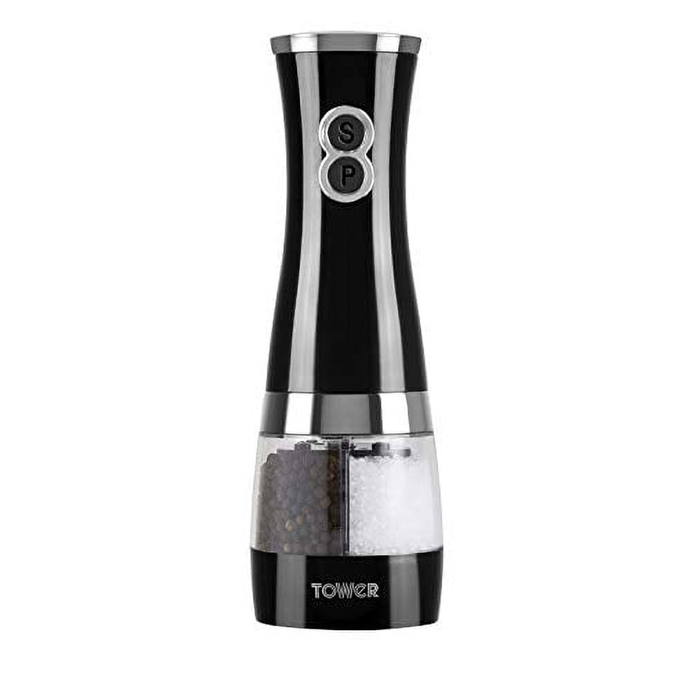 Tower Duo Electronic Salt/Pepper Mill & Automatic Grinder, Kitchen