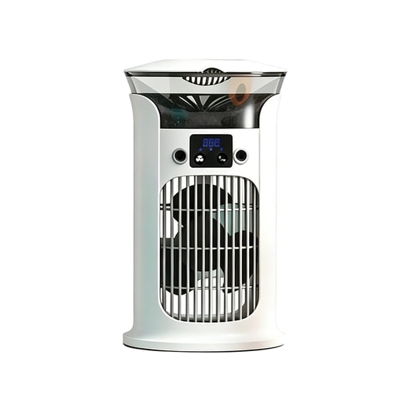 Tower Evaporative Air Cooler, 3-in-1 Humidifying Cooling Fan with Water Curtain for Home & Office (Style A)
