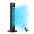 thumbnail image 1 of Tower Fan, 36" Cooling Fan with Remote, 65° Floor Fan Oscillating, 1 of 7