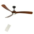 thumbnail image 1 of Tower Fan 72 Inch wood Ceiling Fan with light, Low Profile Ceiling Fan with Remote Control,Noiseless Reversible DC Motor with Timer,Box Fan, 1 of 10