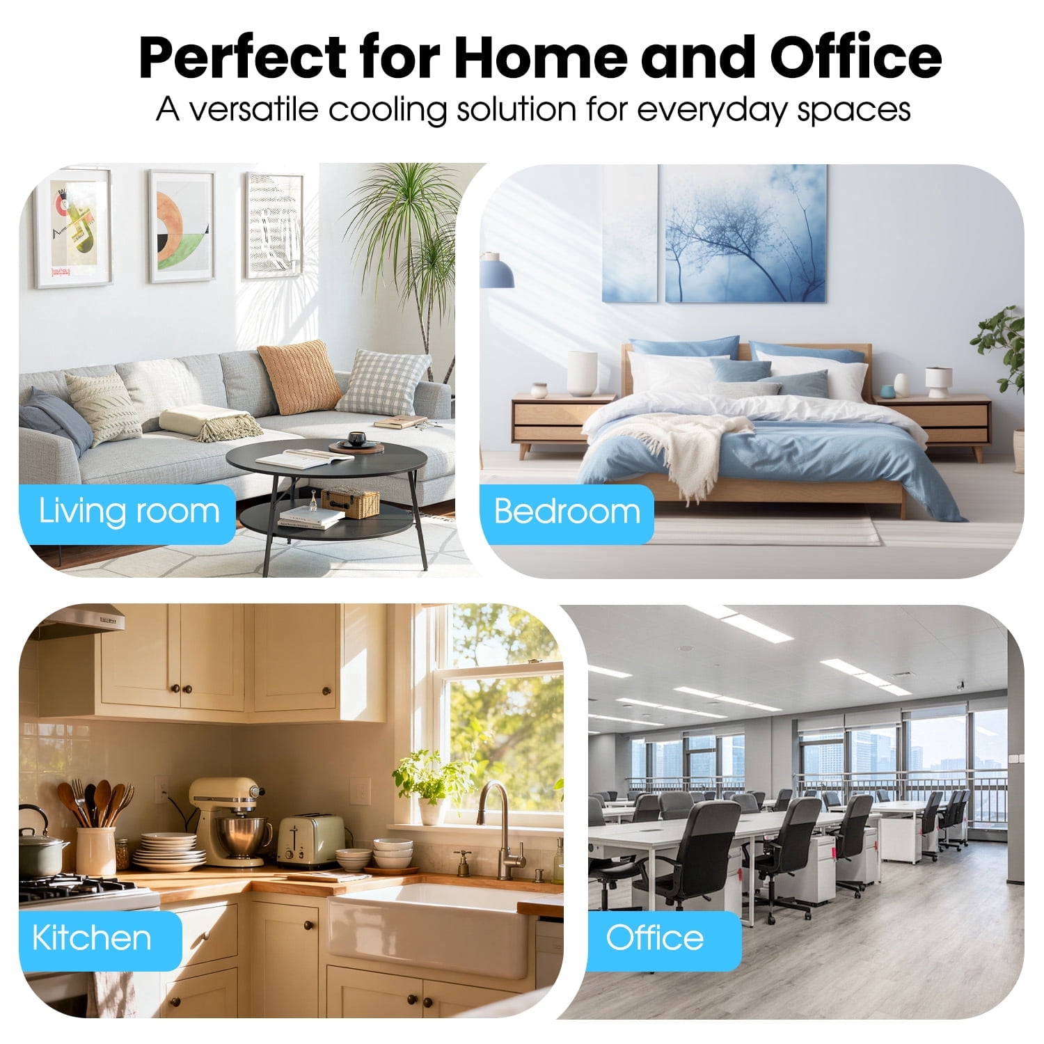 1000 BTU Mini Split Air Conditioner & Heater, 19 SEER2 115V Energy Efficient Ductless AC Cool Up to 150 Sq.Ft, Remote Control