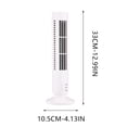 thumbnail image 1 of Tower Fan Bladeless Usb Desk Fan Quiet Air Circulation Abs Material for Bedroom Living Room Portable Desktop, 1 of 8