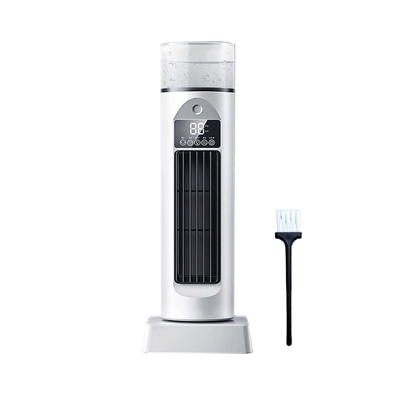 Tower Fan,Fan For Bedroom,Box Fan,Oscillating Tower Fan,Desk Table Fan With 6 Speeds,Bladeless Tower Fan Quiet,120°Oscillation, Humidification,Small Bladeless For Bed.White