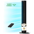 thumbnail image 1 of PhiloDeco 40" Tower Fan for Home, 80° Oscillating Silent Bladeless Floor Fan with Remote, 3 Speeds, Multiple Modes, 7-Hour Timer, Led Display Screen, Vertical Fan For Home, Living Room, Office, 1 of 8