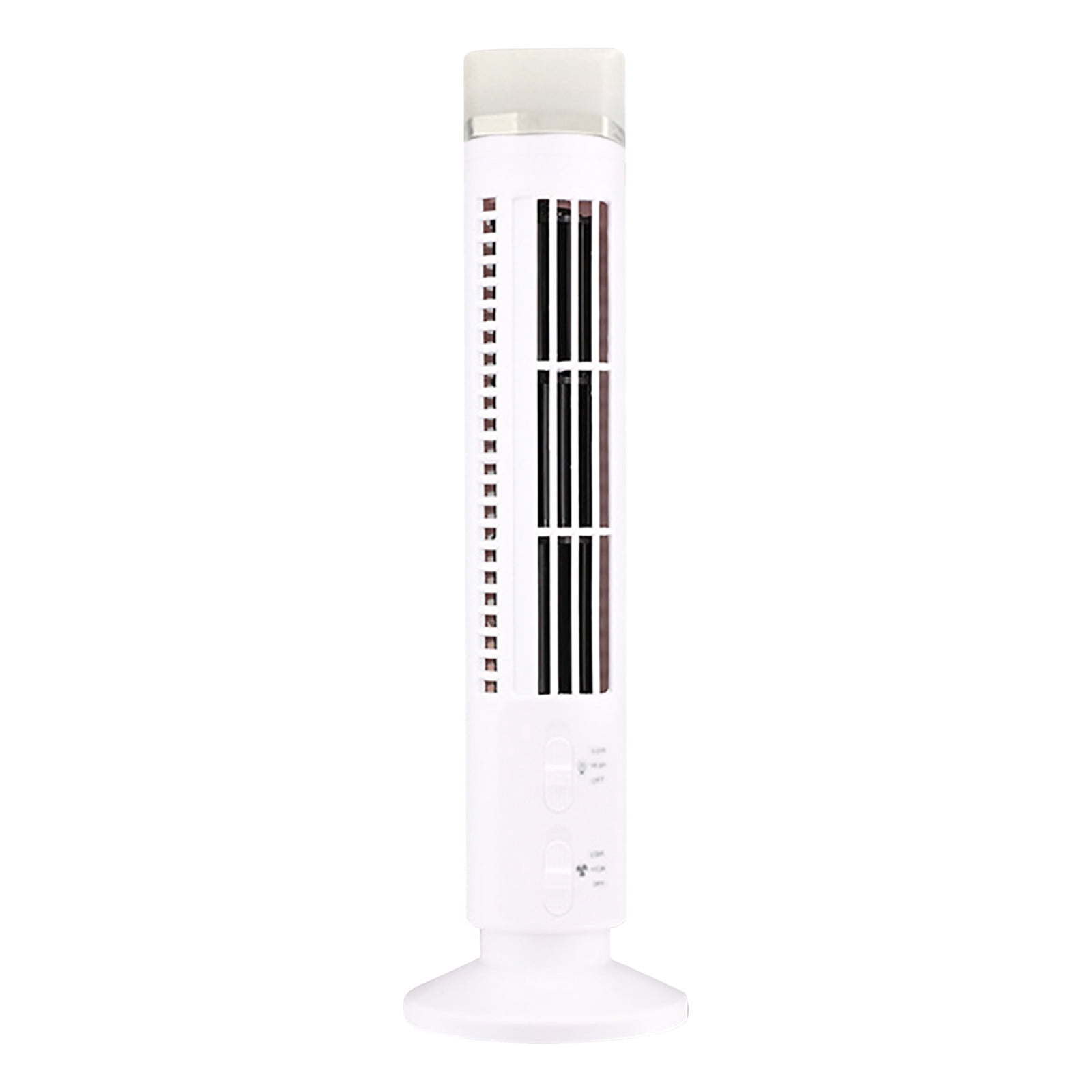 Tower Fan LED Bladeless, Mini Vertical Conditioner Fan, Quiet Cooling ...