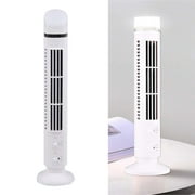 Tower Fan Oscillating Fans Quiet Cooling Fan LED Standing Bladeless Floor Fan for Bedroom Home Office