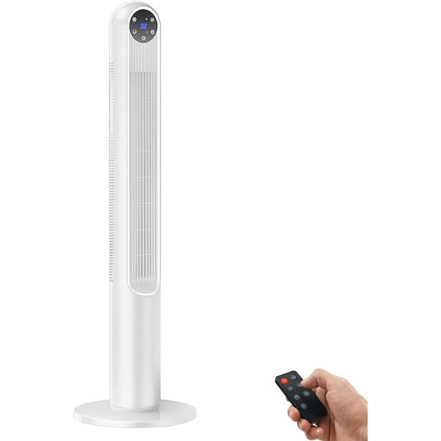 Tower Fan with Remote Control, 42" 80° Oscillating Quiet Cooling Fan