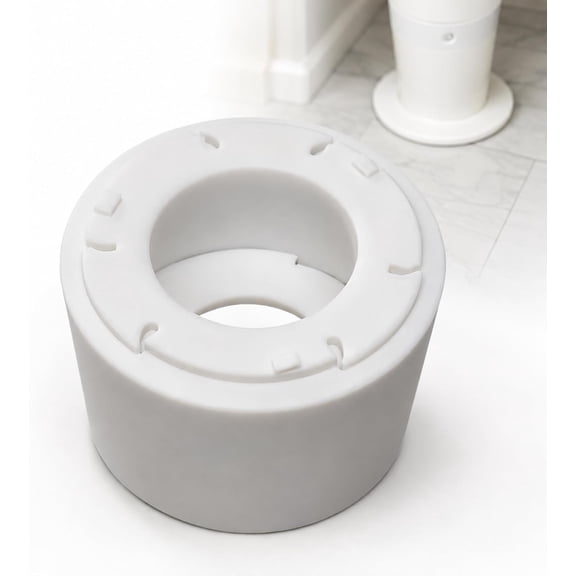 Tower Fan Riser Compatible with Dyson AM07, 100 mm Height Extension Adapter Stackable 100 mm Fan Height Extension with Clip-In Connection for Bedroom, Living Room and Home Office Use