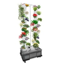 Tower Garden Hydroponic Growing System Outdoor Indoor Vertical Garden Farming Tower Germination Kit Hydroponic System Indoor Smart Garden Kit for Leafy Vegetables