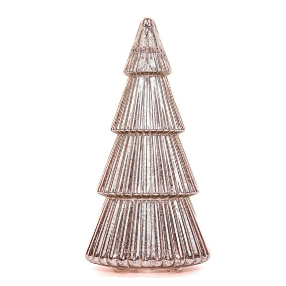 Tower Glass Christmas Tree-Christmas Tree Light Decorations, Colorful Tabletop Holiday Decoration, Colorful Tree For Indoor Holiday Decor, Christmas Eve Night Decor