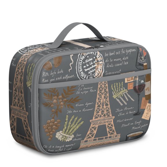 Tower Lunch Bag for School Reusable Thermal Lunch Carrier for Women Men Meal Containers with Exterior & Interior Pockets Collection