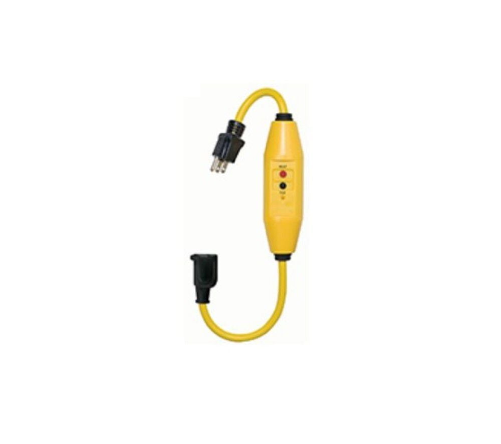 Tower Mfg In-Line Gfci With 1 Outlet And 18 In. Cord