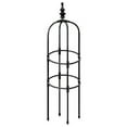 thumbnail image 1 of Tower Obelisk Garden Trellis U-Shaped Plant Stand Flower Climbing Frame Rust-resistant Stainless Steel Flower Support, 1 of 19