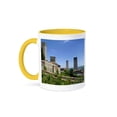 thumbnail image 1 of 3dRose, Tower of San Gimignano, Siena, Tuscany, Italy - EU16 NTO0649 - Nico Tondini, 15oz Two-Tone Yellow Mug, 1 of 7