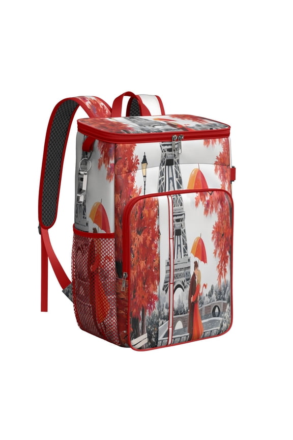 Tower Pink Cooler Backpack Insulated Waterproof Leak Proof Backpack Cooler Lightweight Lunch Picnic Camping Backpack Cooler for Office Workers Outdoor Enthusiasts