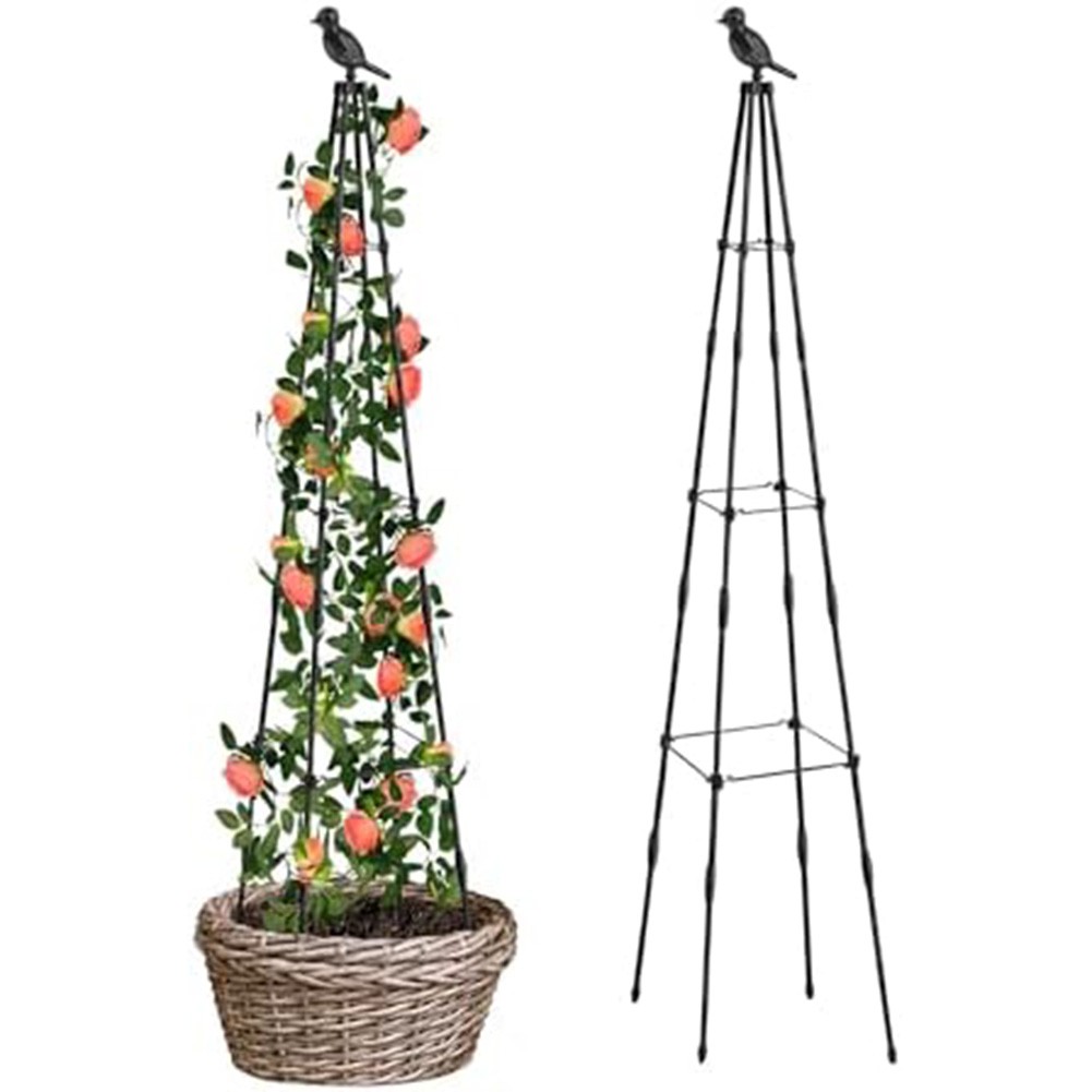Tower Shaped Gardening Bird Head Plastic Pointed Flower Bud Climbing ...