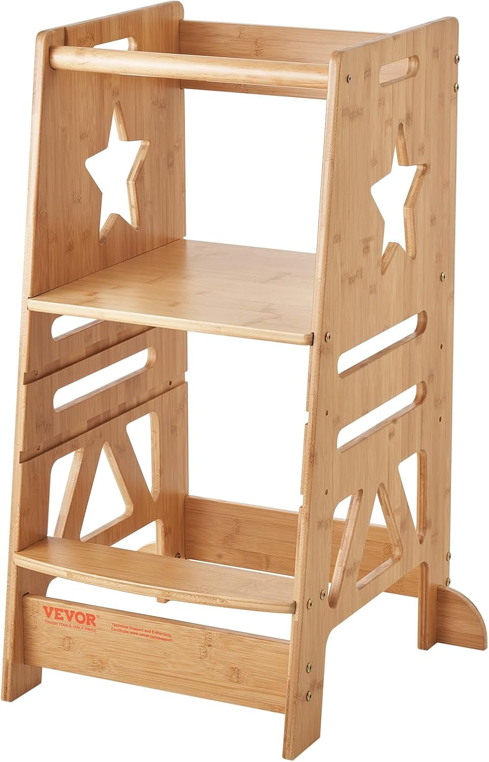 Tower Step Stool, 3-Level Height Adjustable Toddler Step Stools for ...