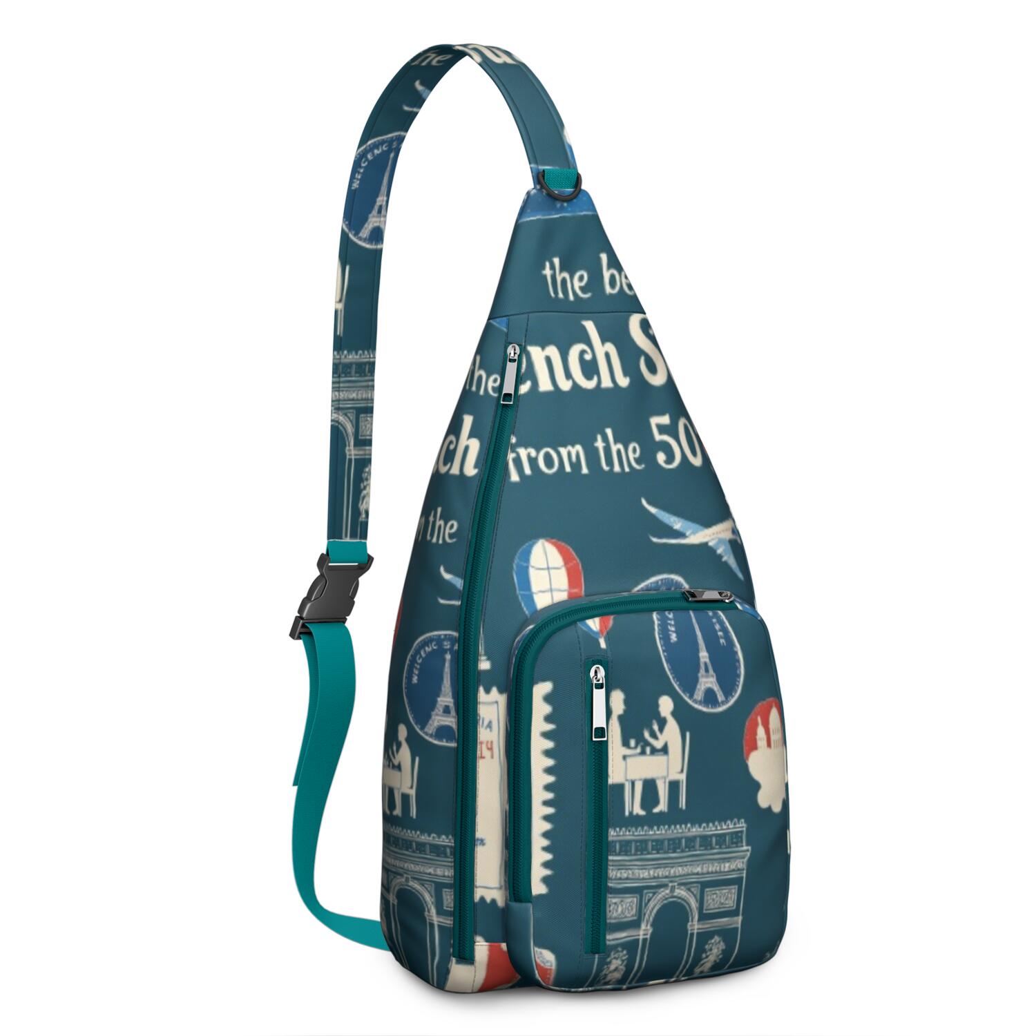 Tower Travel Sling Bag AntiTheft Sling Shoulder Bag for Cycling Mountain Climbing