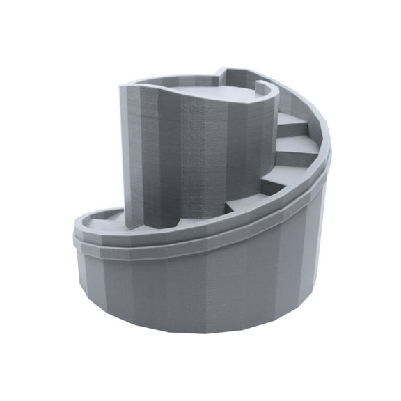 Tower With Staircase, Terrain Scenery for Tabletop 28mm Miniatures Wargame, 3D Printed and Paintable, EnderToys