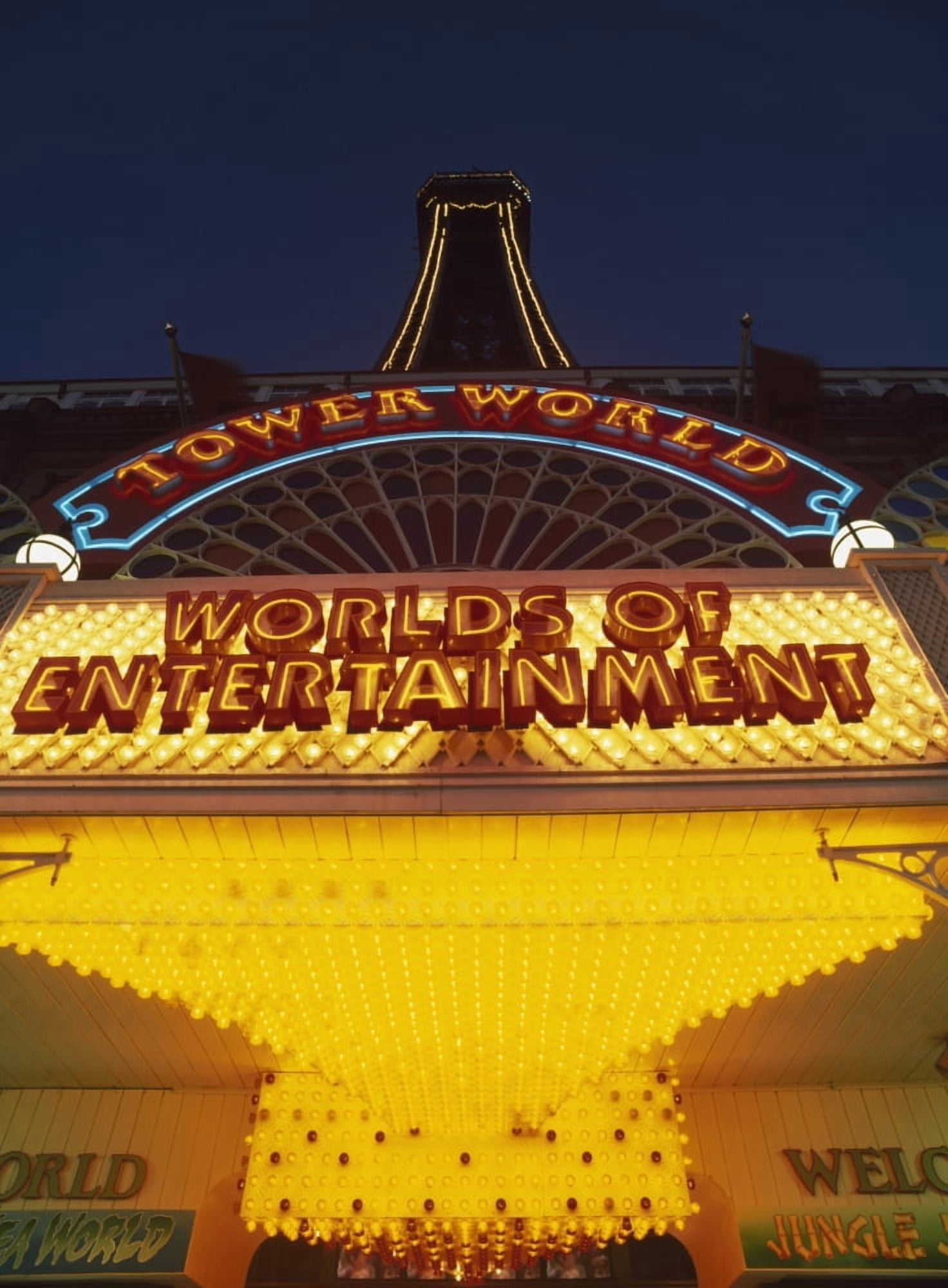 Tower World Worlds Of Entertainment Canvas Art - Chris Parker Design Pics (26 x 36)