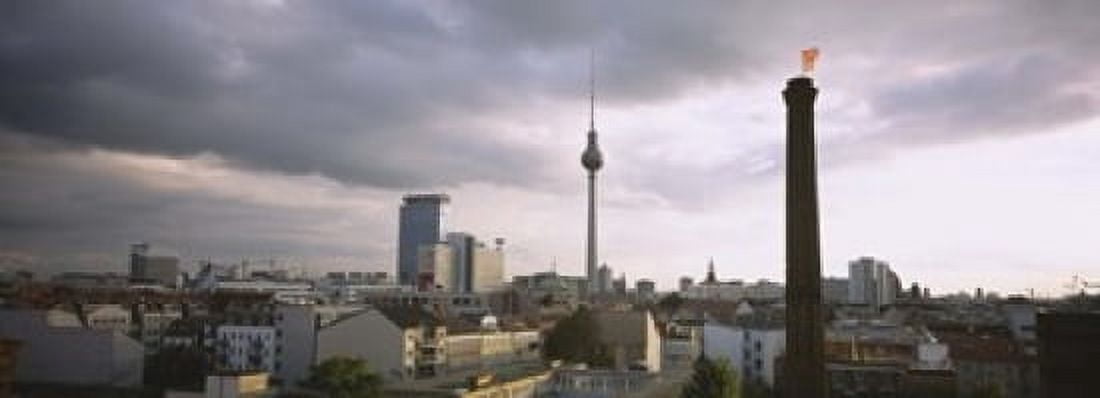 Tower in a city Berlin Germany Canvas Art - Panoramic Images (18 x 7)