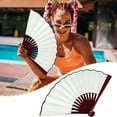 Tower Fan Large Folding Fan 10 Inch Fabric Hand Fans With Chinese